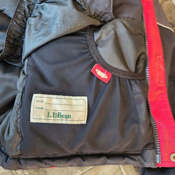 LL‎ Bean Coat Youth L 14-16 Winter Thinsulate Embroidered Snow Ski Snow Hiking - Picture 11 of 16
